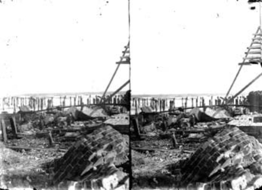 SC#194-36 Ruins of Beach Hotel (burned August 23, 1898).