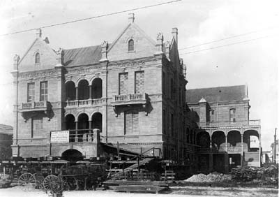 Grade Raising, Photograph of view of west side of Rosenberg Women's Home 