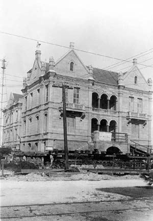 Grade Raising, Photograph of view of northwest corner of Rosenberg Women's Home