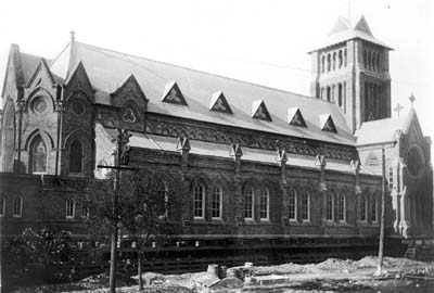 Grade Raising, Photograph labeled St. Patrick's Church