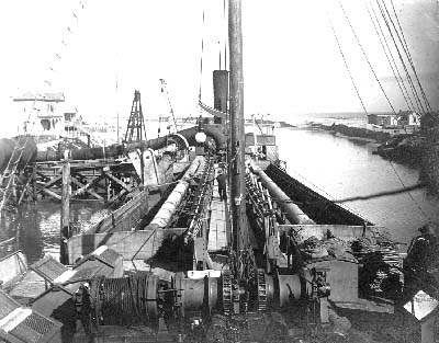 Grade Raising, Photograph labeled Leviathan Discharging at 23rd St Sta