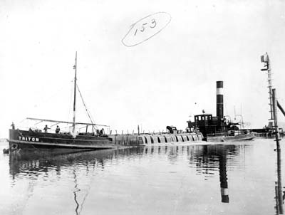 Grade Raising, Photograph of the Dredge Triton