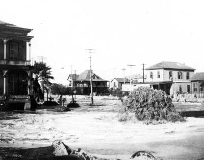 Photograph of discharge of fill in residential street 