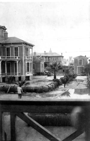 Photograph labeled Corner of Mrs. Goff's home 33 and Avenue L 