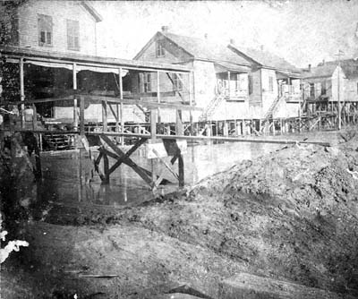 Photograph labeled 14trh & Ave M looking South 