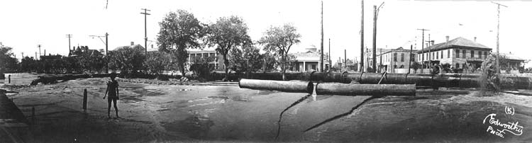 Photograph labeled 22d St. & Ave. J Looking North 