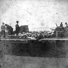 Photograph of 700 buried at sea