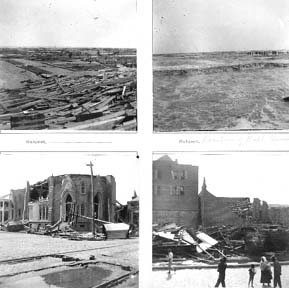 Photographs�of storm devastation