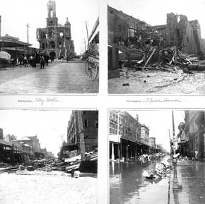 Photographs�of storm devastation