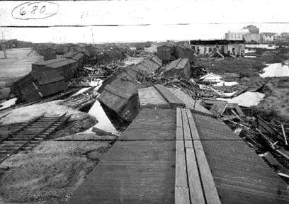 Photograph labeled Track on Ave A about 12th St