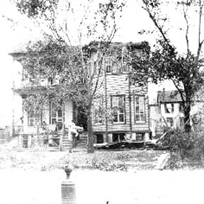 Photograph of two-story frame house