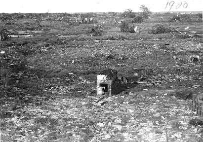 Photograph labeled Clean sweep 18 block [by] 6