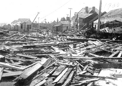 Photograph labeled 26th & L looking South showing Ursaline