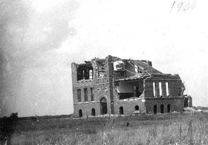 Photograph Denver School where many lives were lost
