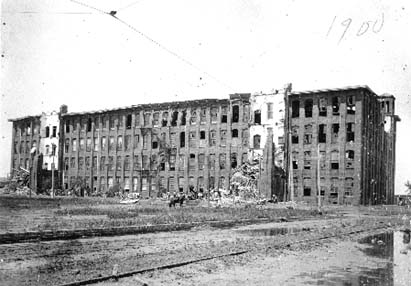 Photograph labeled Cotton Mill