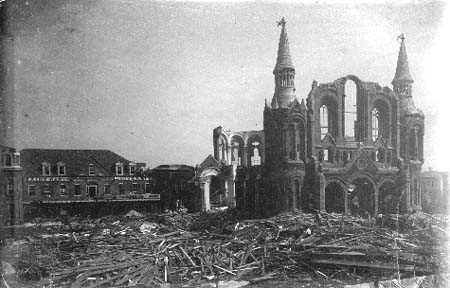 Photograph labeled Sacred Heart Church