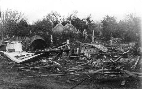 Photograph labeled Cemetery