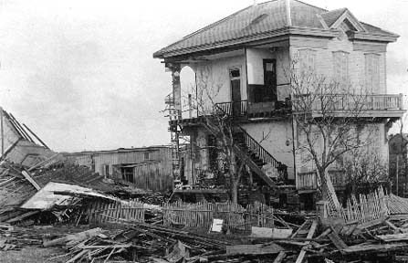 Photograph labeled H. C. Mayer's REsidence on 39th and Ave. M 1/2