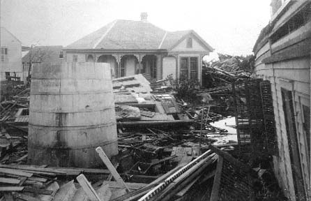 Photograph labeled looking southeast from  15th and Ave. K