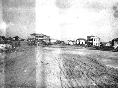 Photograph of a residential street