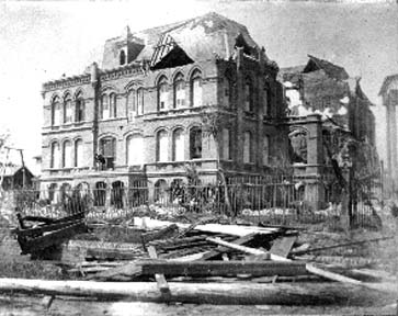 Photograph labeled Protistants [sic] Orphans Home