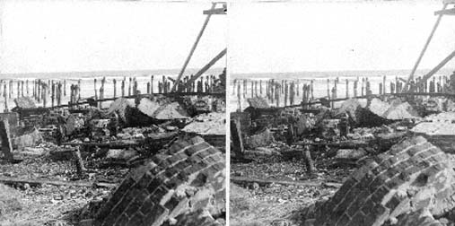 Stereo card probably remnants of Beach Hotel