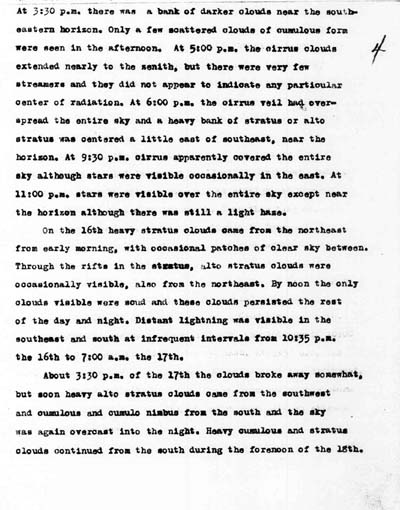 Image of page from Record of High Water, 1915 Storm