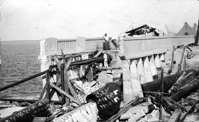 Photograph of causeway span