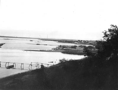 Photograph labeled Morgan's Point after 1915 Storm