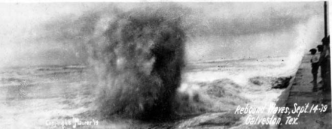Photograph labeled Rebound Waves