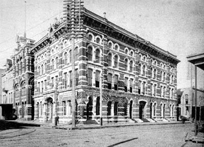 Print labeled Cotton Exchange and
News buildings