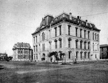 Print labeled Galveston County Courthouse