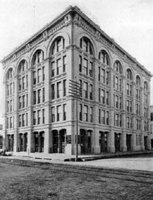 Print labeled Clarke Courts Building