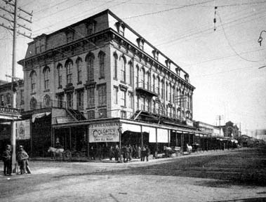 Print labeled Scene on Tremont St, south from Market St.