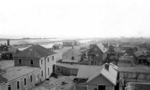 G-59261FF8-1 The grade raising canal entrance at East End of City of Galveston