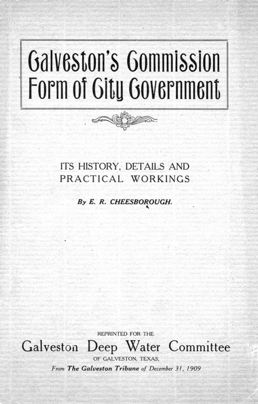  Cheesborough Papers, MSS# 22-0024