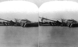 SC#146.1-4 The path of the great Tornado at Galveston, Texas September 8th 1900