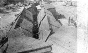 SC#204-9 East yards. Elevators & jail in background.