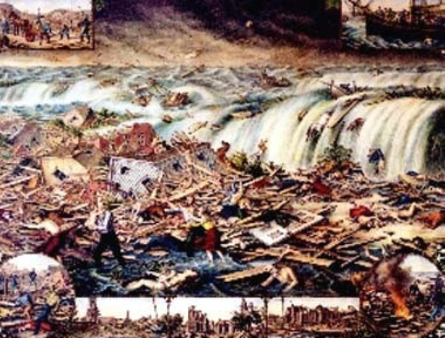 G-1771FF12.1-5 Galveston's Awful Calamity - Gulf Tidal Wave, September 8th 1900