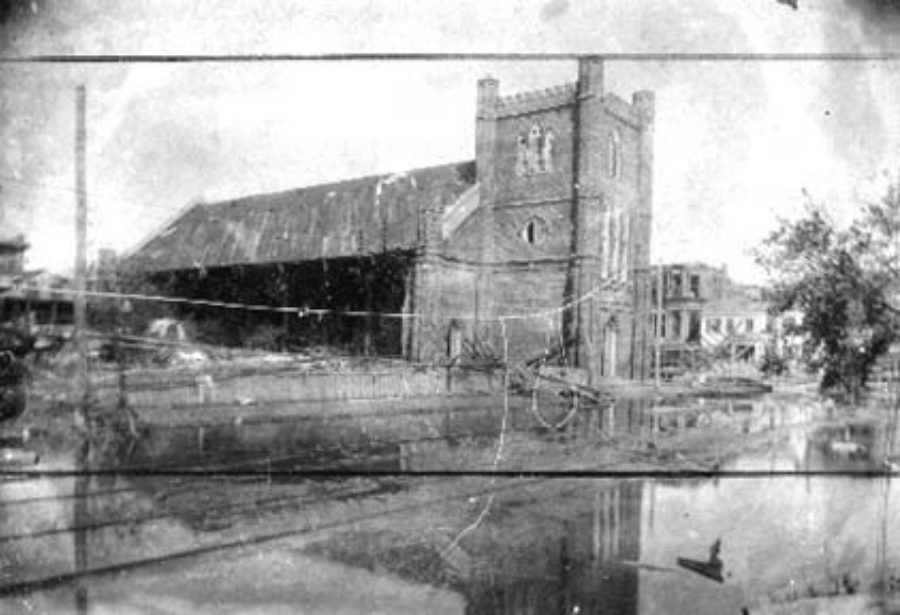 G-1771FF3.3-6 Ruins, Episcopal (Trinity) Church