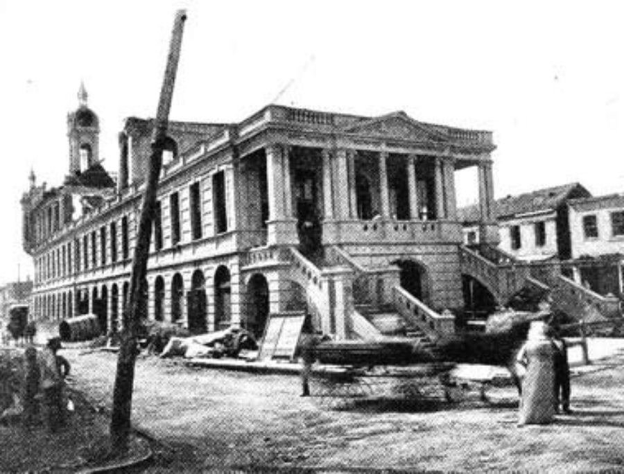 G-1771FF4.1-5 The City Hall, Galveston - Showing Damage Done by the Storm