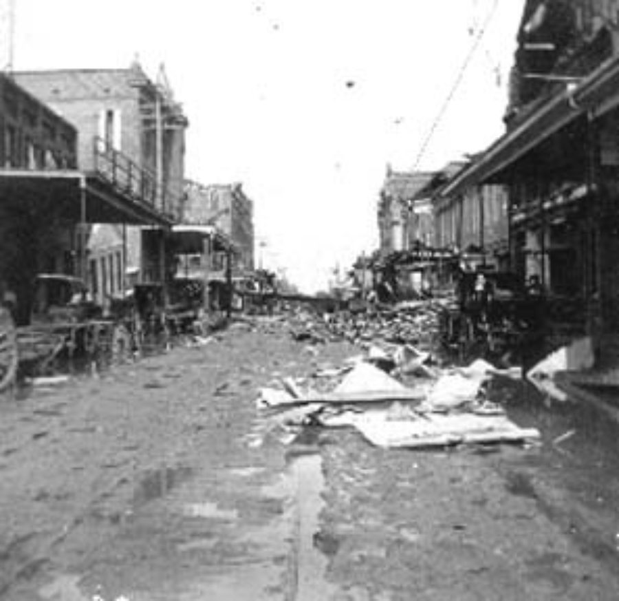 G-1771FF6.3-6 Street scene, possibly on Avenue E