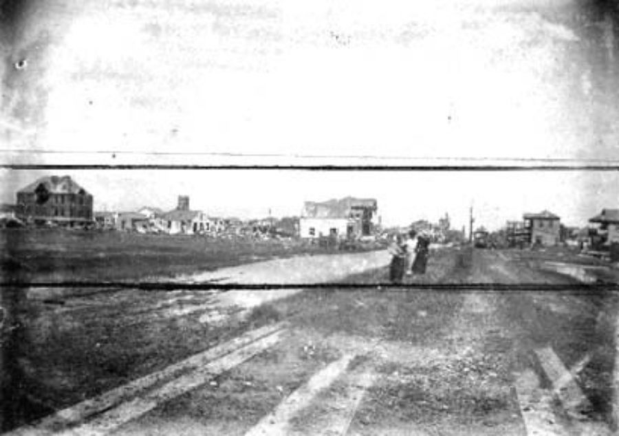 G-1771FF7.14-2 Avenue O and Rosenberg Ave. looking north