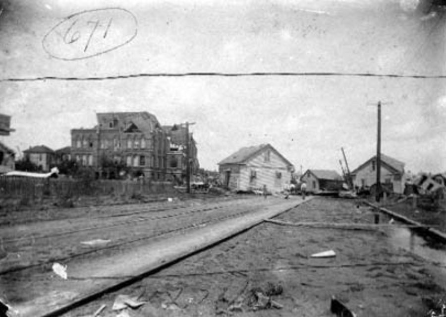 G-1771FF7.4-5 Ruins of Galveston Orphans Home