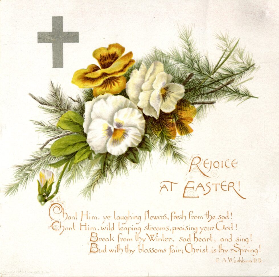  Historic Easter Card Collection of Z.L. White