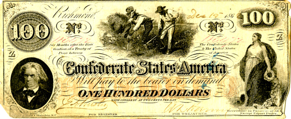  Confederate Currency
