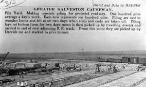 G-18221FF2-1 Greater Galveston Causeway.  Pile Yard.