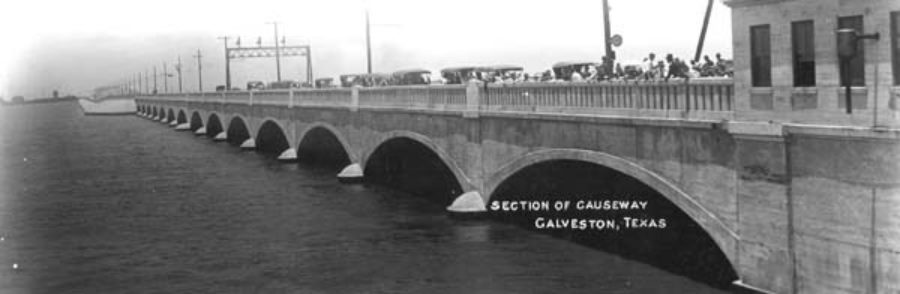 G-18221FF3-9 Section of Causeway, Galveston, Texas