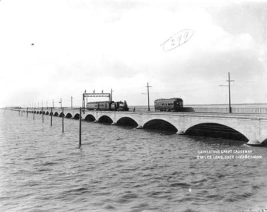 G-18221FF4-9 "GALVESTON'S GREAT CAUSEWAY 2 MILES LONG COST OVER $2,000,000"
