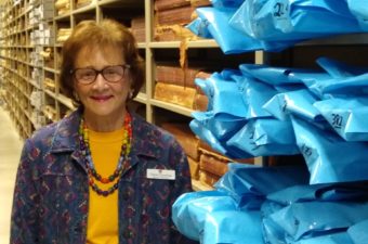  Rosenberg Library Honors Diane Donohoe, Special Collections Volunteer, for 19 Years of Service
